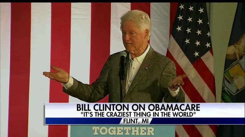 Risultati immagini per BILL CLINTON OBAMACARE