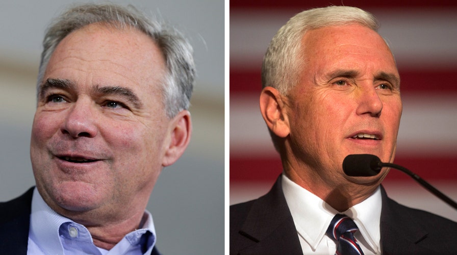 What sets Tim Kaine apart from Mike Pence?