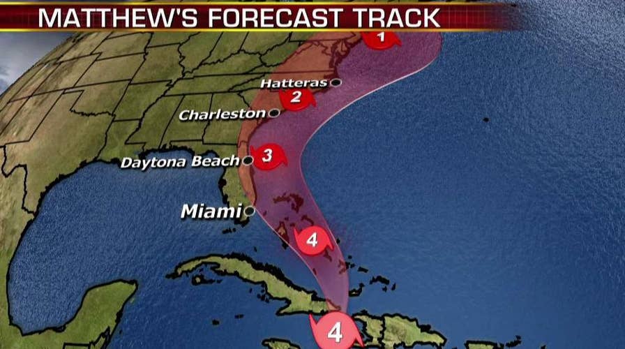 Florida prepares for possible impact of Hurricane Matthew