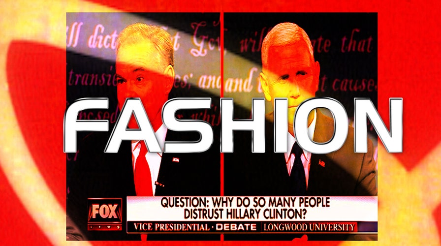 Fashion face-off: Kaine v Pence