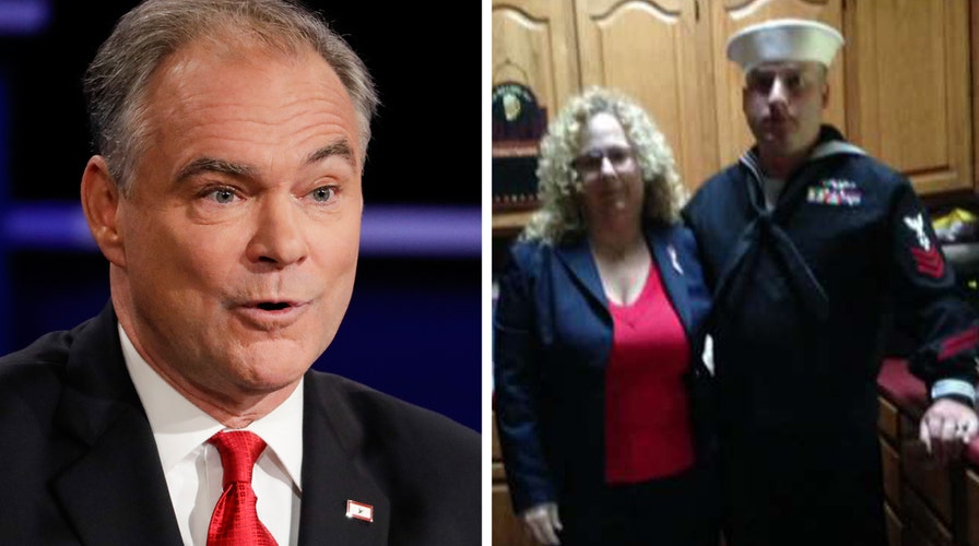 Mom of sailor slams Kaine's answer on classified information