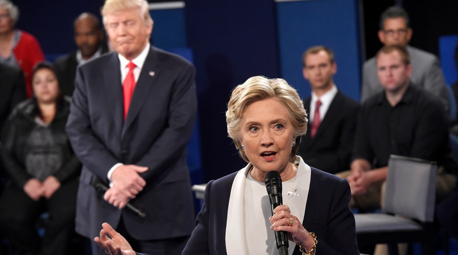 How the candidates handled Trump's open mic, Clinton's past