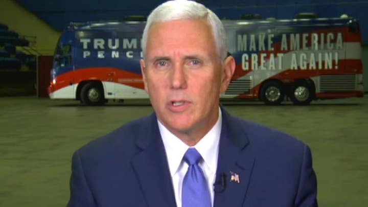 Mike Pence on Syria and the state of the campaign