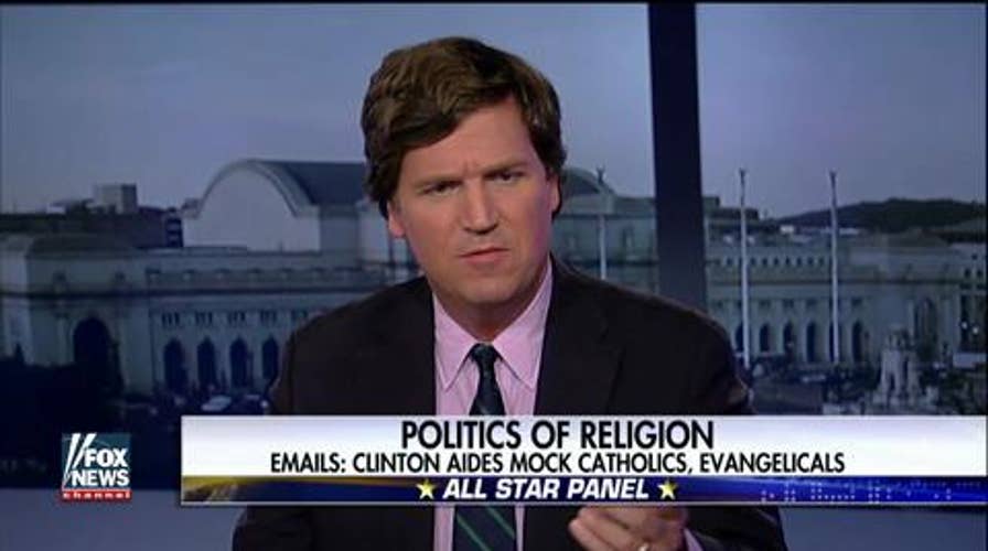 Carlson furious about leaked Clinton staffer emails 