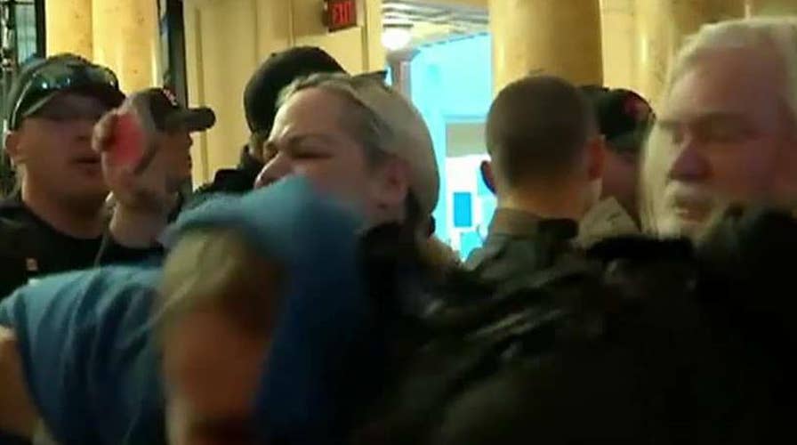 Riots in Portland, Oregon shut down city hall