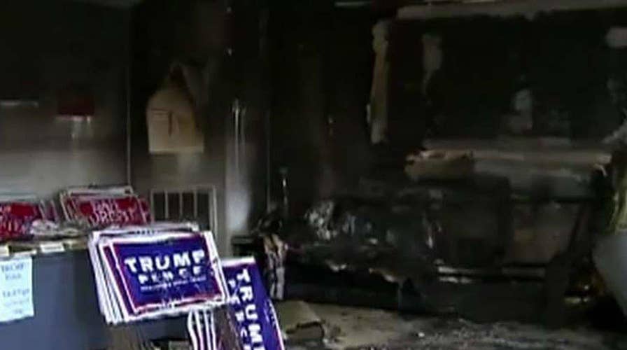Firebomb attack at NC Republican party office