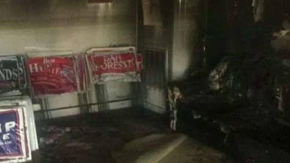 Authorities: GOP office in North Carolina 'firebombed' 