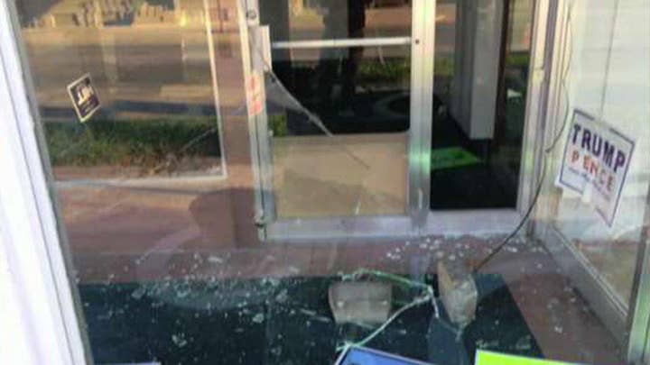 Violent attack on GOP headquarters in Indiana