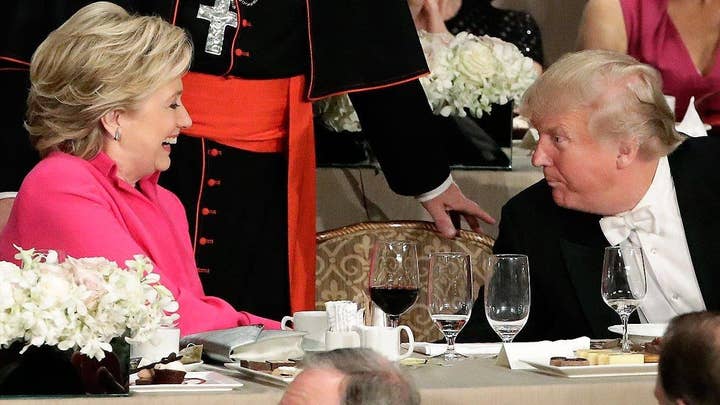 Clinton and Trump trade jabs at Al Smith dinner