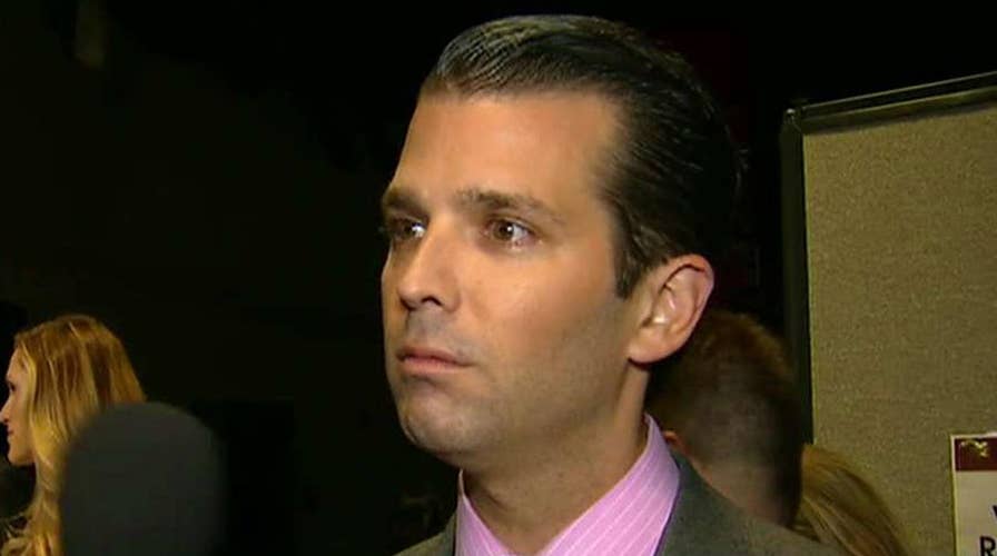 Ainsley Earhardt visits the debate spin room