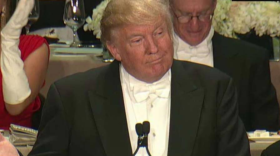 Trump jokes about Clinton asking for a 'pardon'