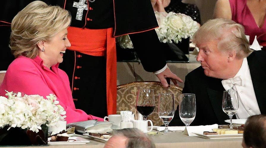 Clinton and Trump trade jabs at Al Smith dinner