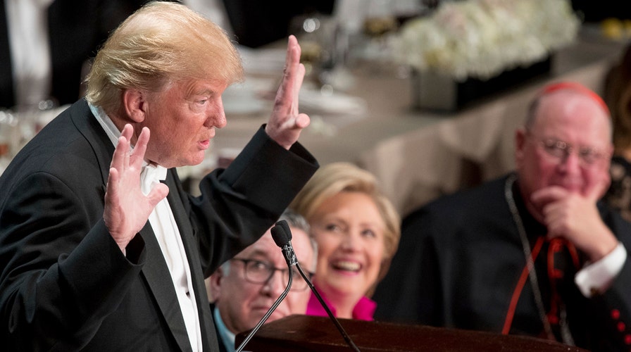 Father Jonathan Morris reacts to candidates' dinner remarks