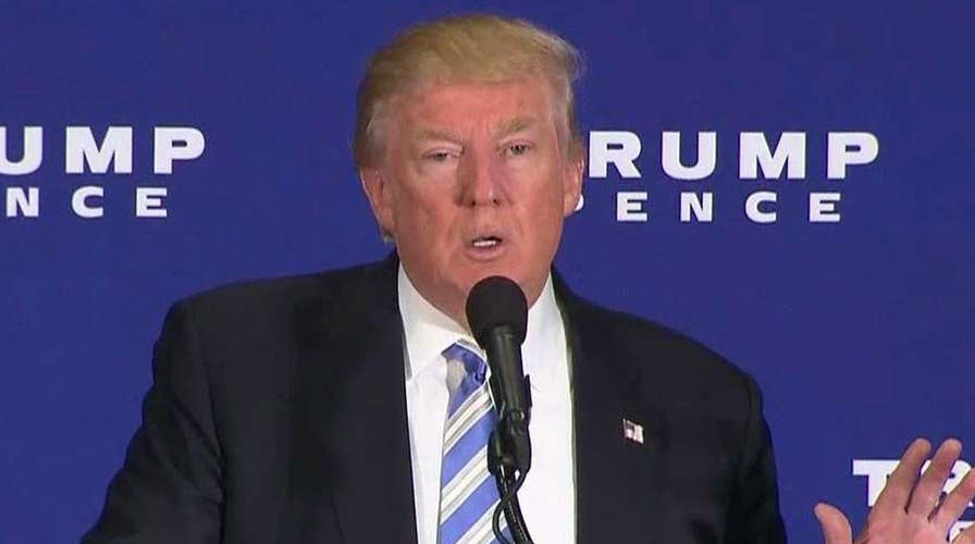 Trump talks 'draining the swamp' of DC in policy speech