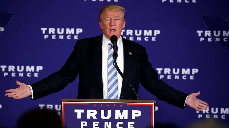 Donald Trump begins his 2016 closing argument in Gettysburg