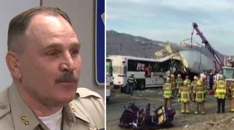 Highway patrol: 13 people killed in bus crash 