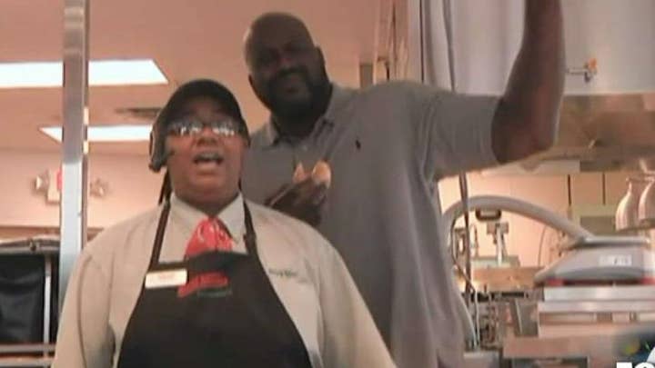 Basketball superstar Shaq now owns a Krispy Kreme