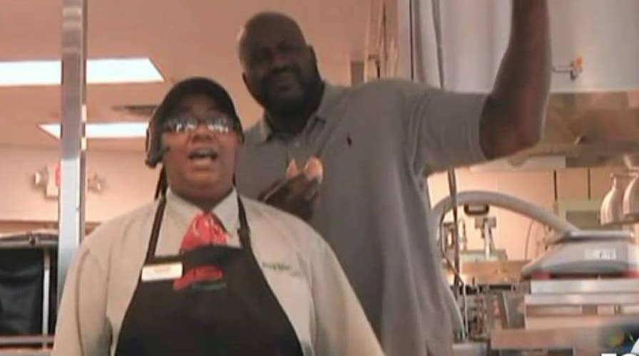 Basketball superstar Shaq now owns a Krispy Kreme