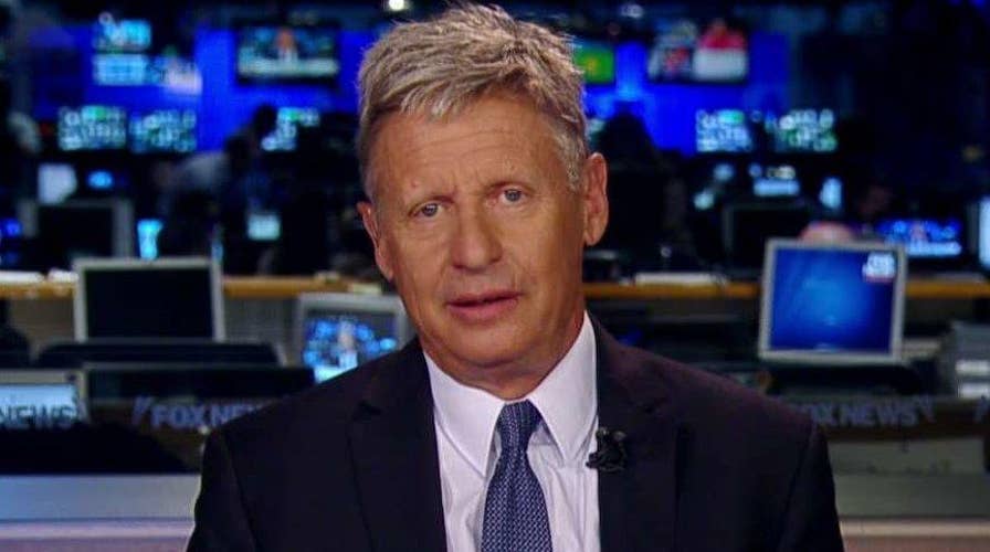 Gary Johnson: Trump is toast