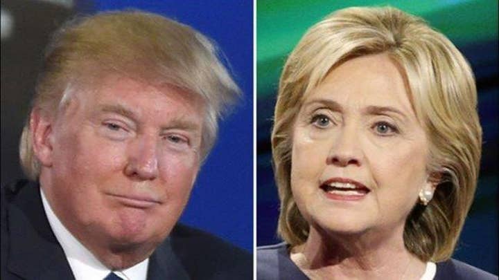 Clinton, Trump battle for key swing states