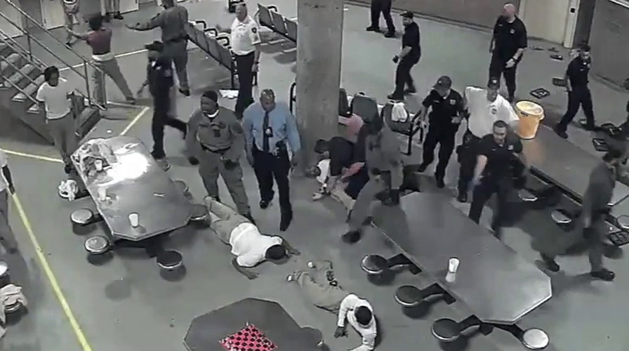 Prison brawl sends inmates, deputies to hospital