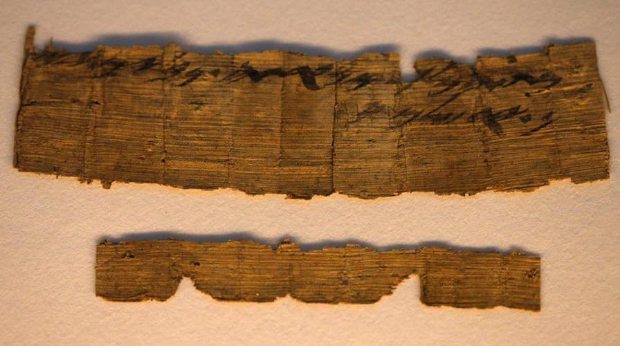 Rare papyrus recovered from looters in Israel