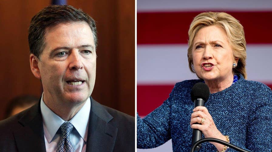 Double-barreled October surprise from FBI Director Comey