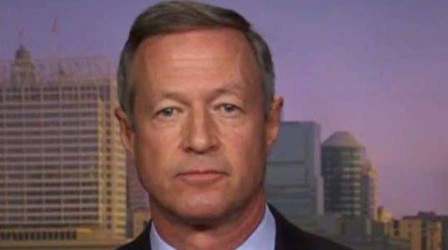 Martin O'Malley reacts to the FBI's surprise for Clinton