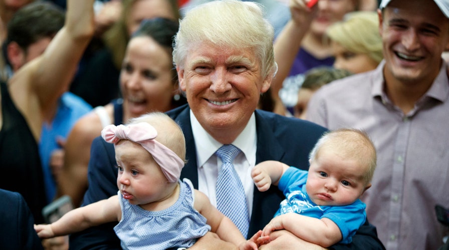 Donald Trump shows his softer side