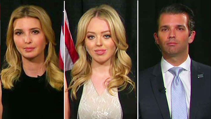 Trump's children explain why their father should be elected