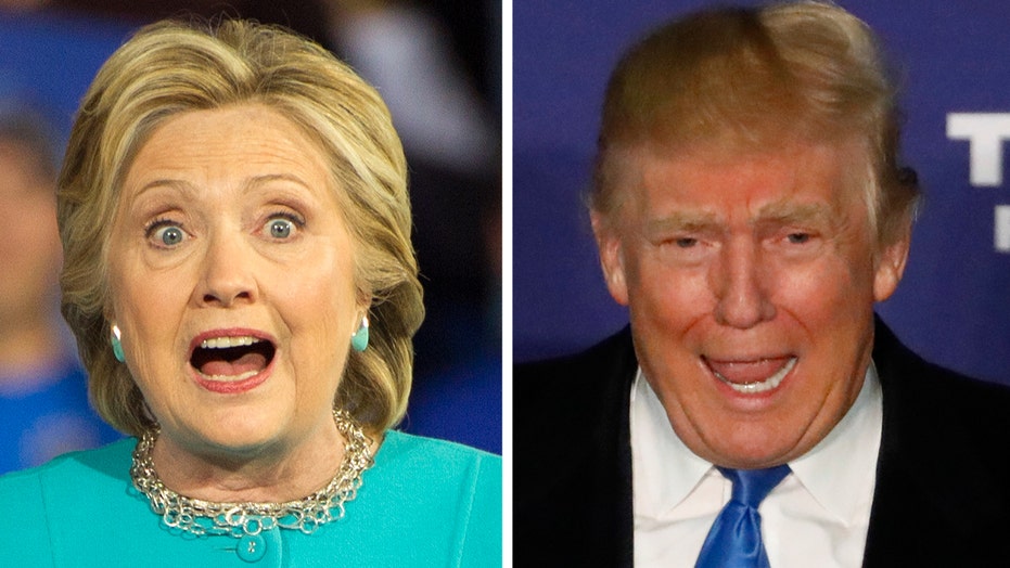 Polls: Trump and Clinton virtually tied in key swing states