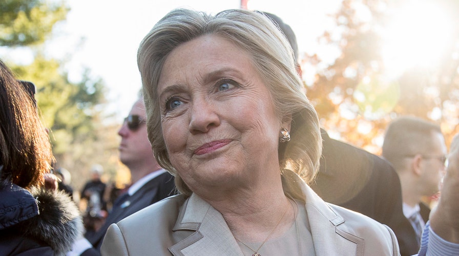 Clinton working on two speeches depending on outcome