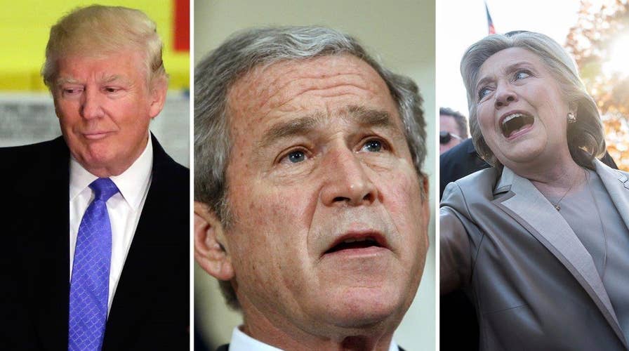 George W. Bush did not vote for Clinton or Trump