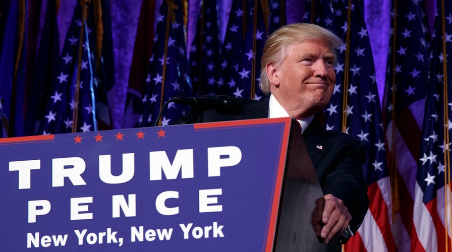 Donald Trump elected President of the United States