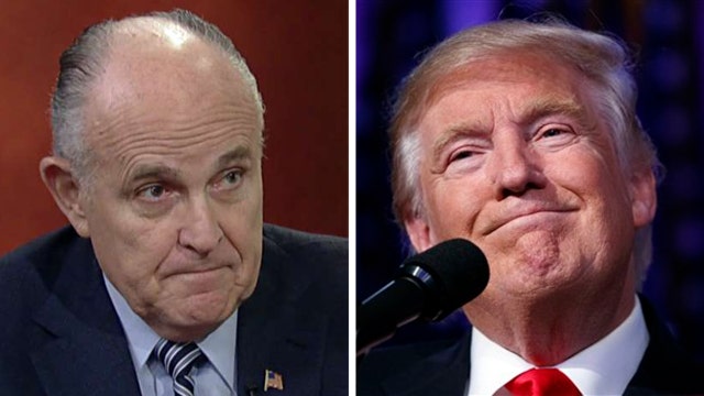 Rudy Giuliani discusses Trump's possible Cabinet choices