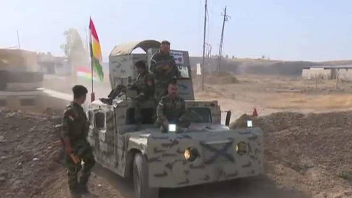 Kurdish forces push into ISIS-held territory in Iraq