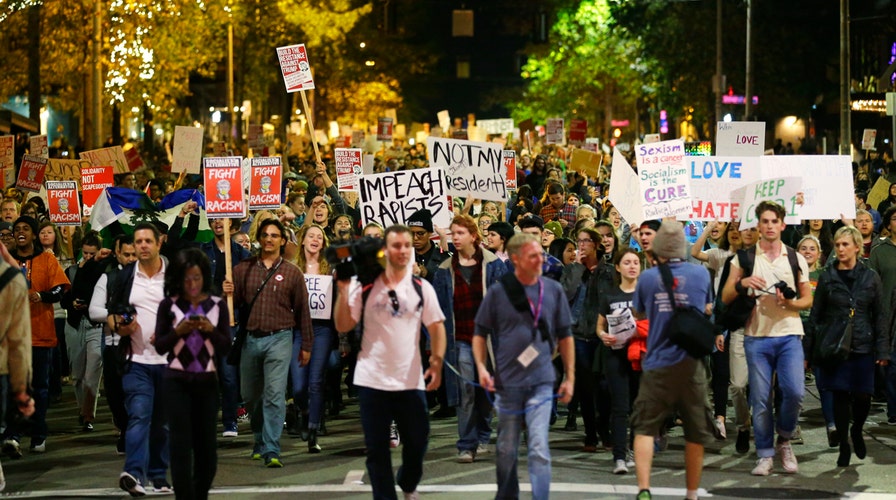 Thousands take to the streets to protest election results