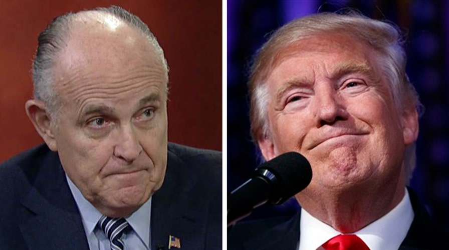 Rudy Giuliani discusses Trump's possible Cabinet choices
