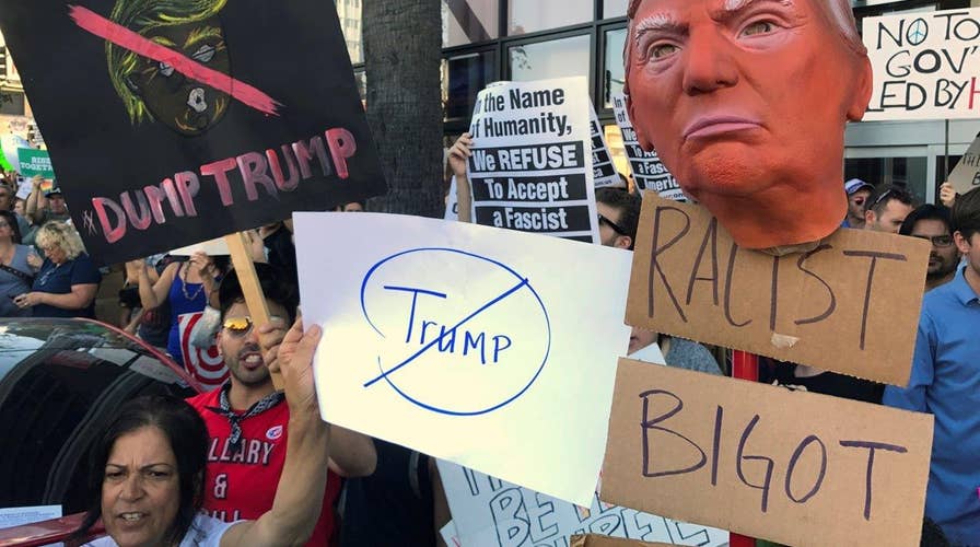 Liberals lash out at Trump