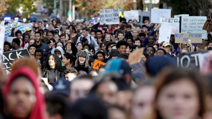 'Here's Something New': Anti-Trump protesters didn't vote