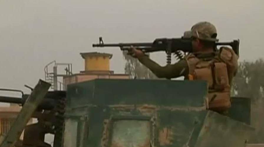 Iraqi forces pushes forward toward Mosul