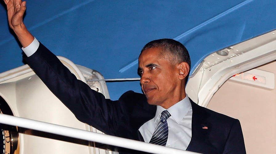 Obama defends record, talks Trump's views of NATO in Greece