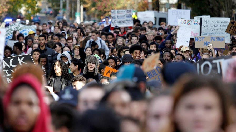 'Here's Something New': Anti-Trump protesters didn't vote