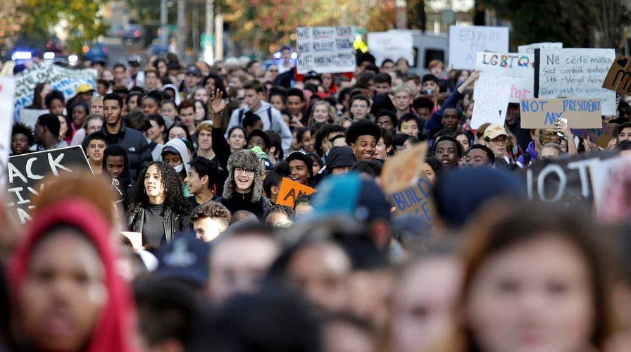 'Here's Something New': Anti-Trump protesters didn't vote