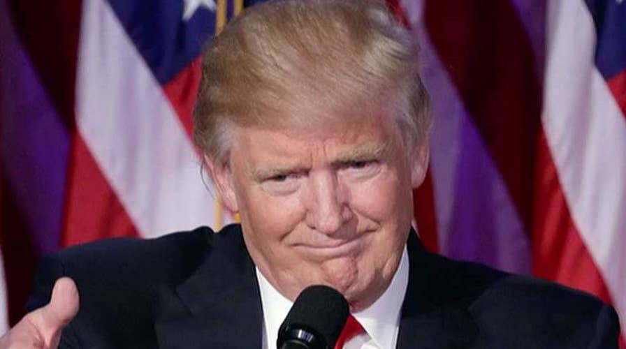 President-elect Trump denies transition turmoil rumors