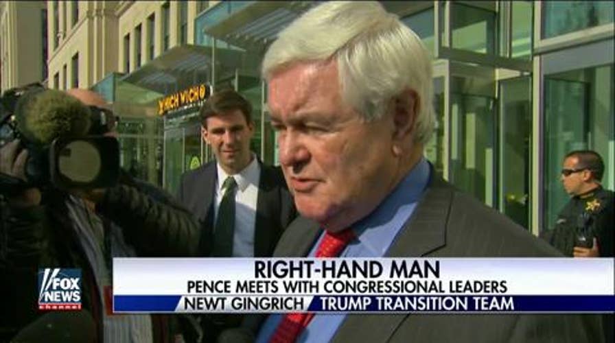 Pence to build bridge between Trump and Capitol Hill