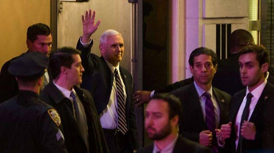 'Hamilton' cast lectures Mike Pence, Trump asks for apology