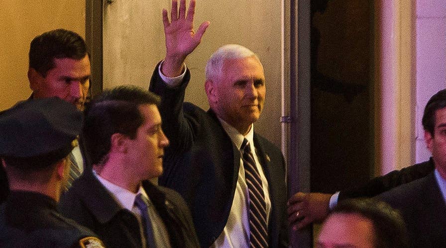 What did VP-elect Pence think of 'Hamilton' jeers?
