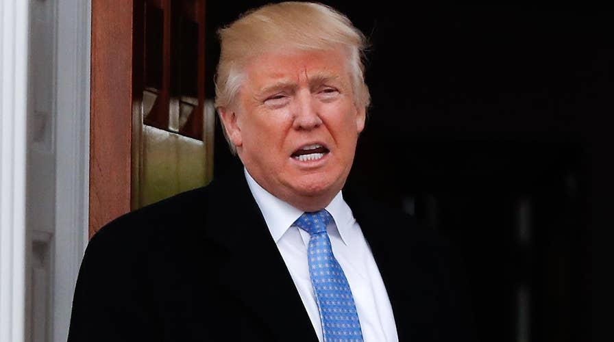 Trump says he's working on Thanksgiving to bring back jobs