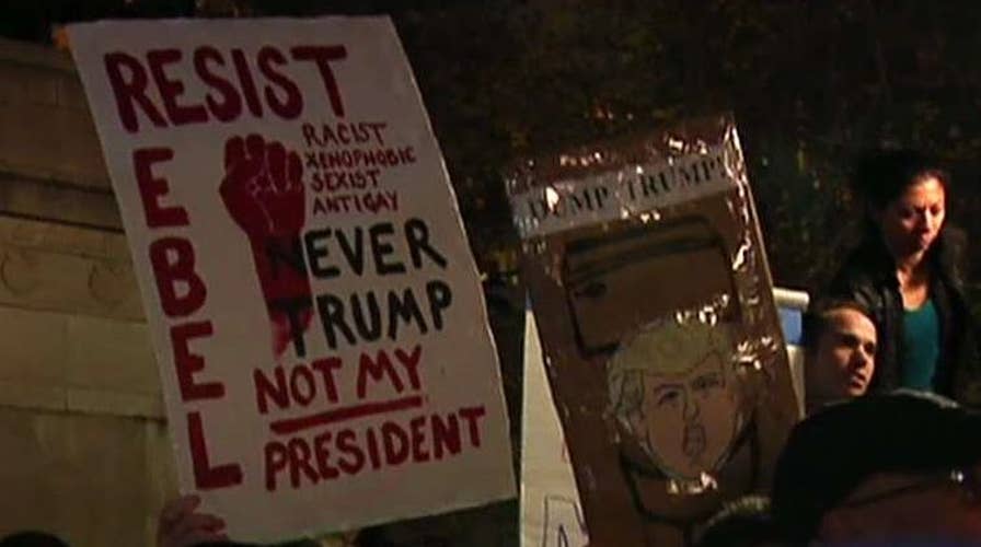 Anti-Trump protests continue across the country